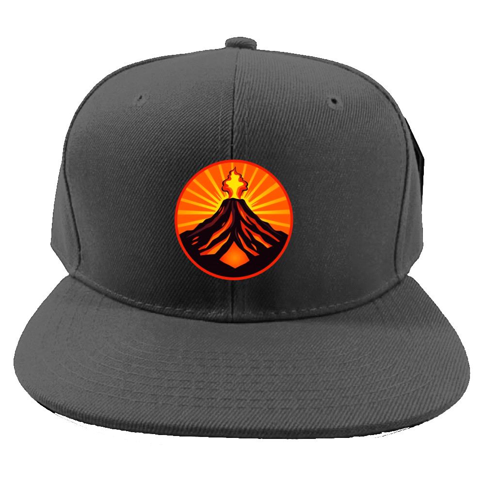 embroidered volcano Cap